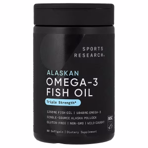 Sports Research Alaskan Omega-3 Fish Oil 90 Softgels in Pakistan
