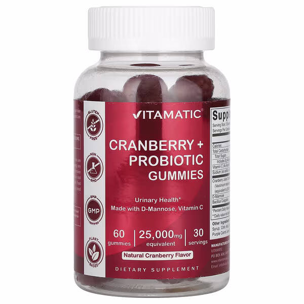 Vitamatic Cranberry + Probiotic Gummies 60 Gummies Price in Pakistan