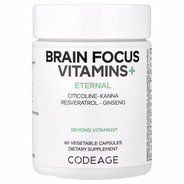 Codeage Eternal Brain Focus Vitamins+ 60 Capsules Price in Pakistan