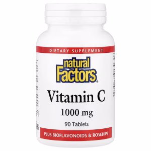 Natural Factors Vitamin C Plus Bioflavonoids & Rosehips 90 Tablets Price in Pakistan