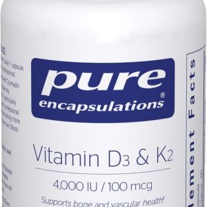 Pure Encapsulations Vitamin D3 & K2 120 Capsules Price in Pakistan