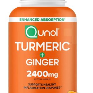 Qunol Turmeric + Black Pepper & Ginger 2400mg 105 Capsules Price in Pakistan
