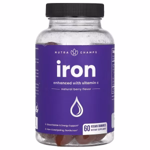 NutraChamps Iron Gummies with Vitamin C 60 Vegan  Price in Pakistan