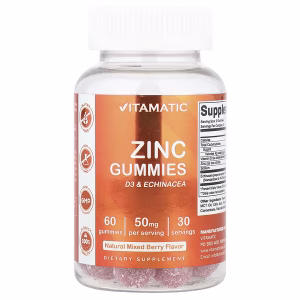 Vitamatic Zinc Gummies 50 mg, Mixed Berry, 60 Gummies Price in Pakistan