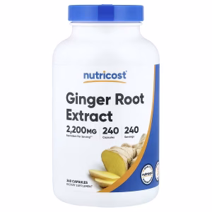 Nutricost Ginger Root Extract 550 mg, 240 Capsules Price in Pakistan