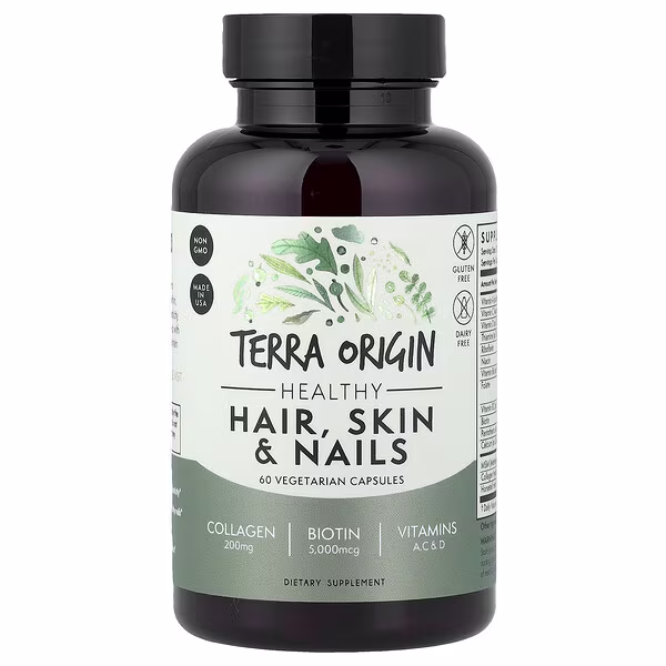 Terra Origin Healthy Hair, Skin & Nails 60 Vegetarian Capsules Price in Pakistan