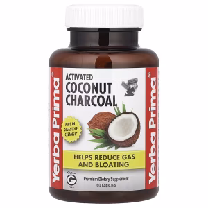 Yerba Prima Activated Coconut Charcoal 60 Capsules Price in Pakistan