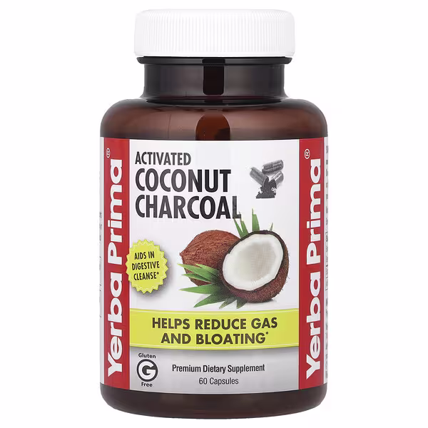 Yerba Prima Activated Coconut Charcoal 60 Capsules Price in Pakistan