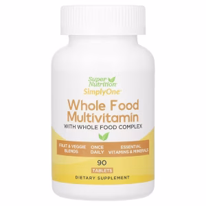 Super Nutrition, SimplyOne Whole Food Multivitamin with Vitamin A, C, Minerals, and Enzymes, 90 Tablets price in pakistan
