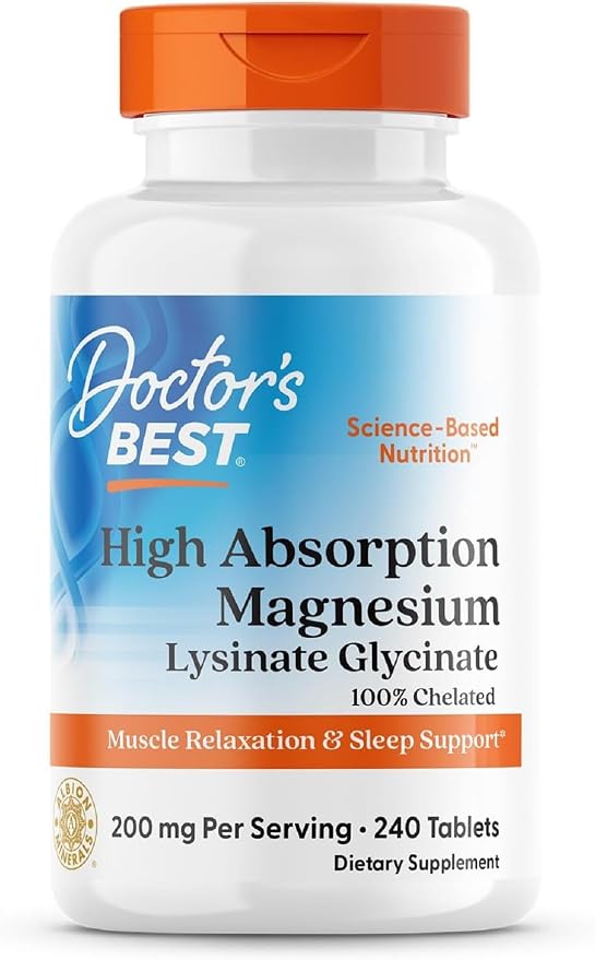 Doctor's Best Magnesium Glycinate Lysinate 200mg Price in Pakistan