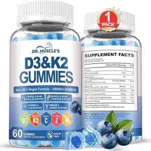 DR. MUSCLE'S Vitamin D3 K2 Gummies Price in Pakistan