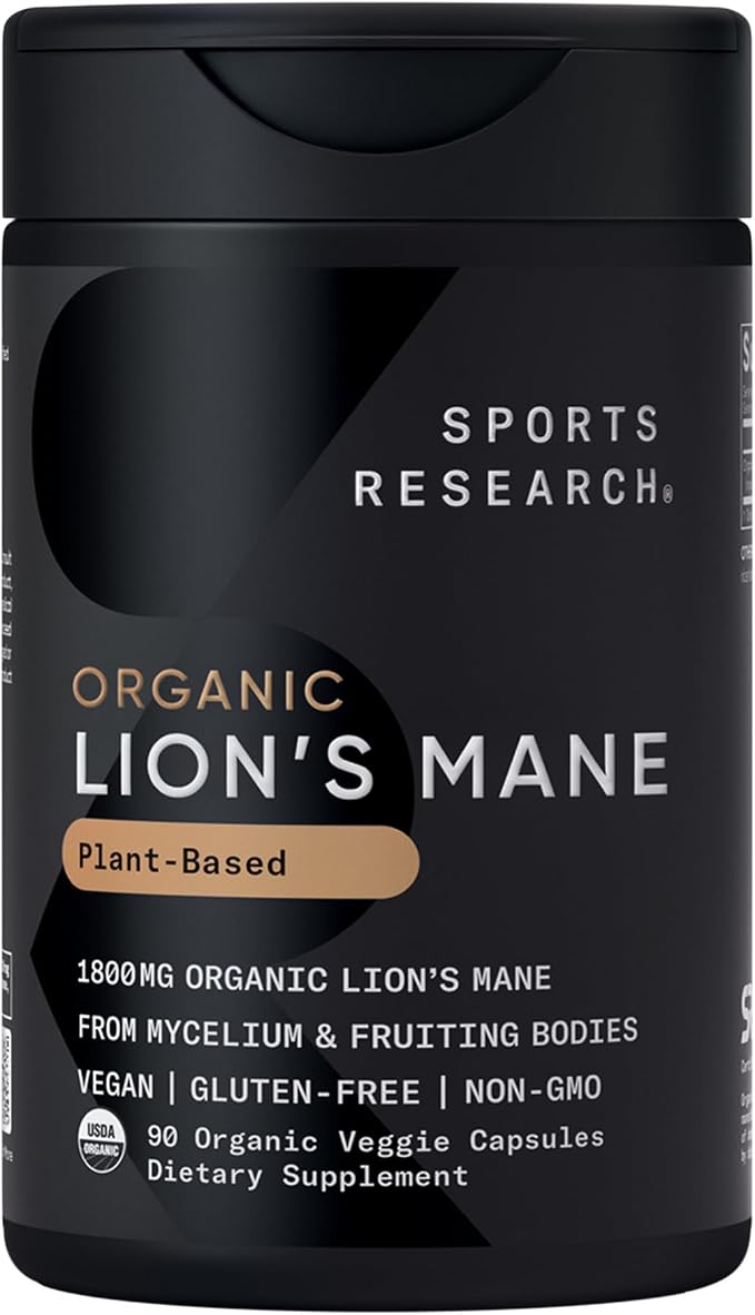 Sports Research Organic Lion's Mane 1800mg Price in Pakistan