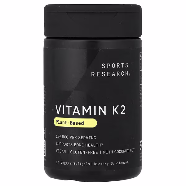 Sports Research Vitamin K2 100 mcg 60 Veggie Softgels Price in Pakistan